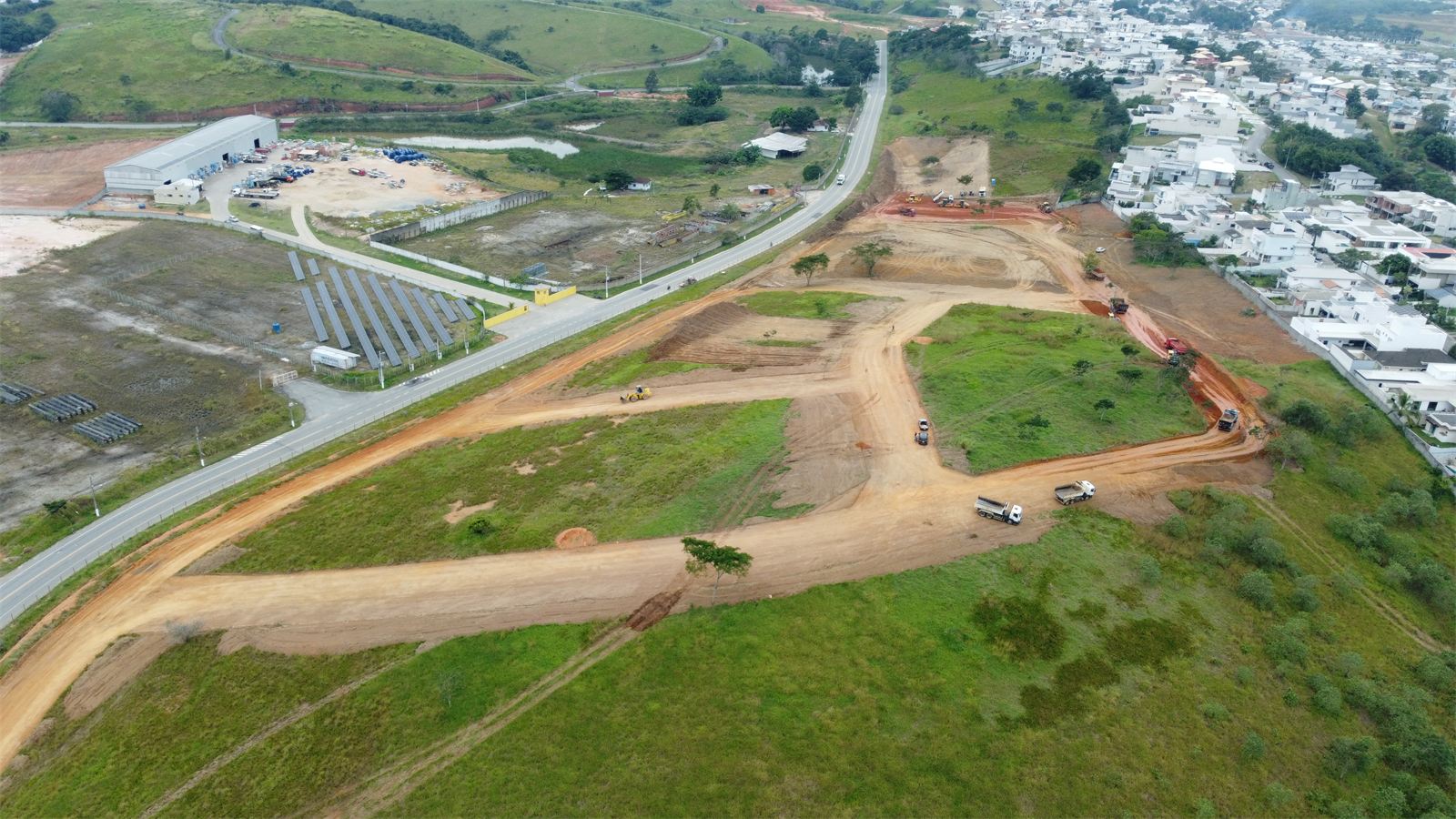 Obra de terraplanagem