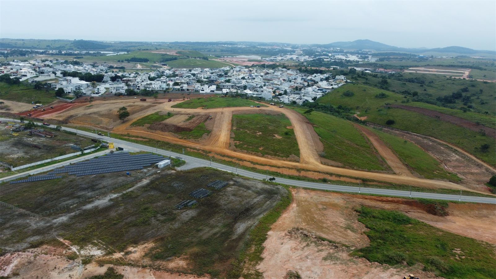 Aérea da via